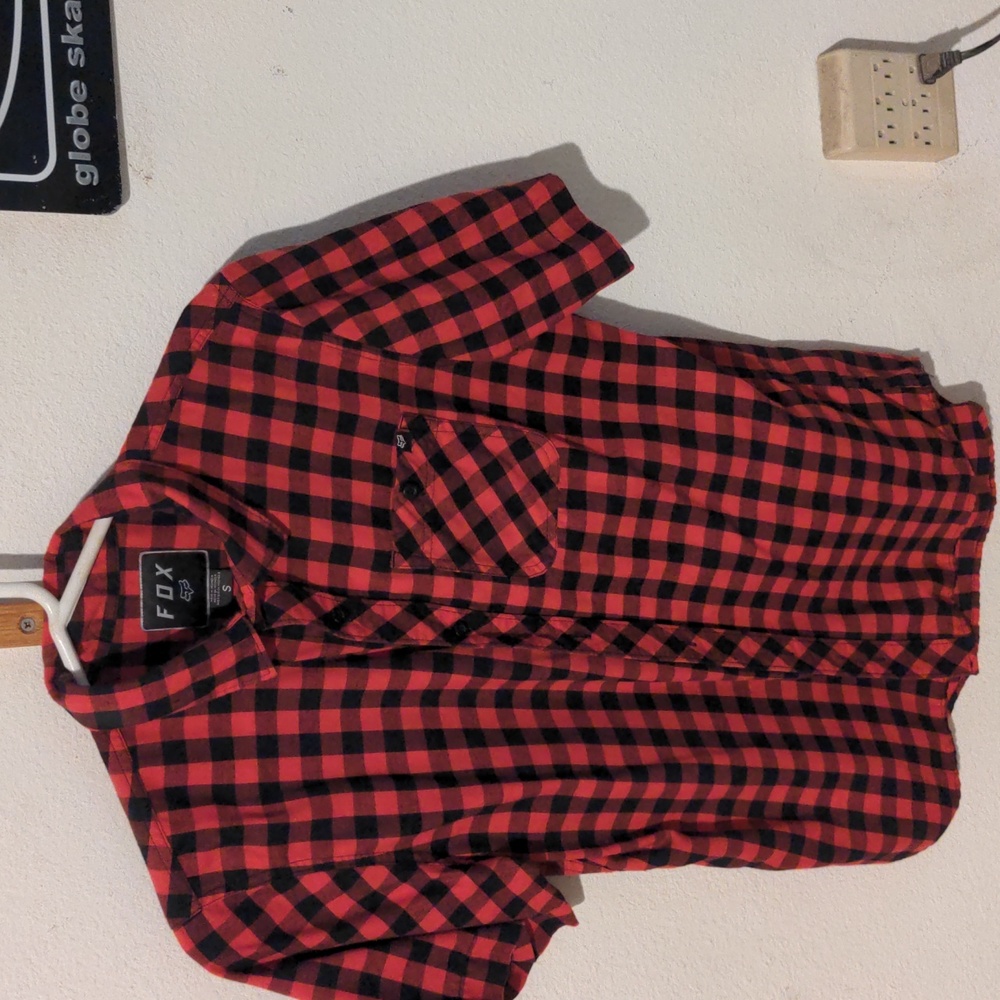 Fox button up